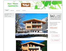 Tablet Screenshot of haus-wierer.at